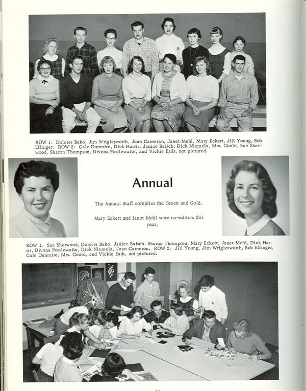 1958 green and gold 